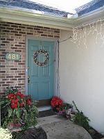  Outside Decorations - Notice the Christmas Cacti are blooming!